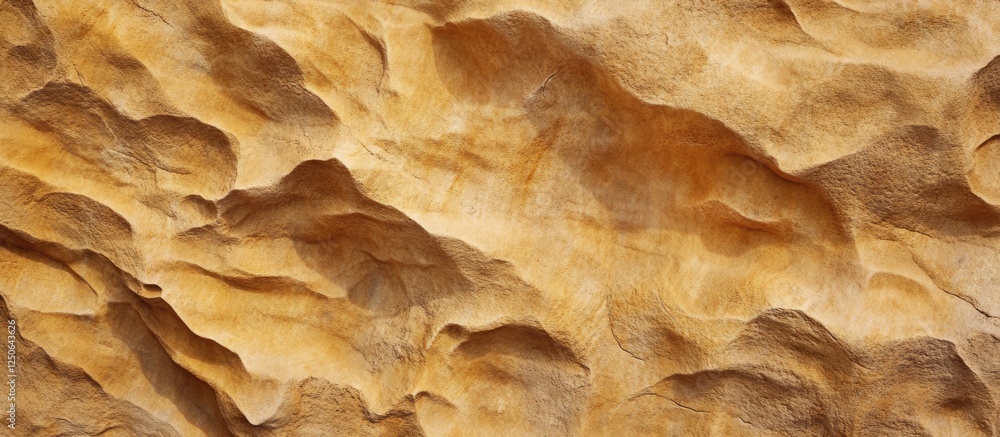 Aufkleber Natural sandstone texture with warm hues and intricate patterns suitable for backgrounds and design projects.