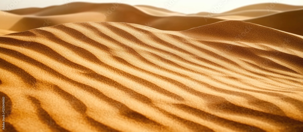 Poster dune sand texture captured from an angle showcasing natural patterns and warm tones for landscape or