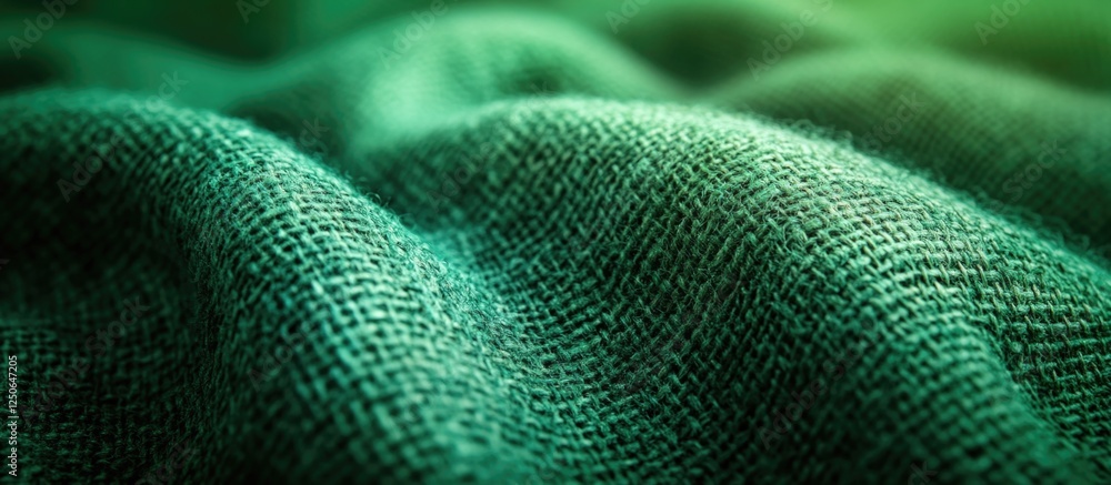 Aufkleber soft green textile fabric texture with gentle folds and an elegant background suitable for design pr