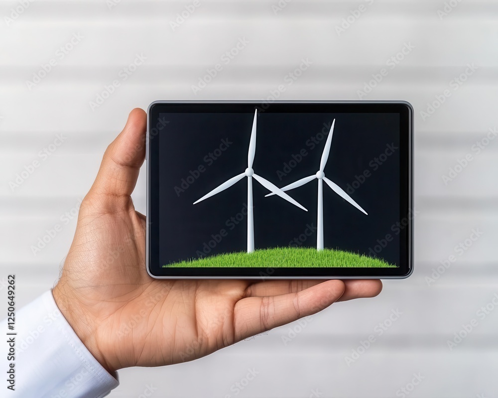 Poster net zero renewable commitment. ai-driven tool monitoring a company s renewable energy adoption and i