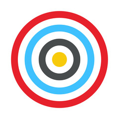 Target 3 vector illustration