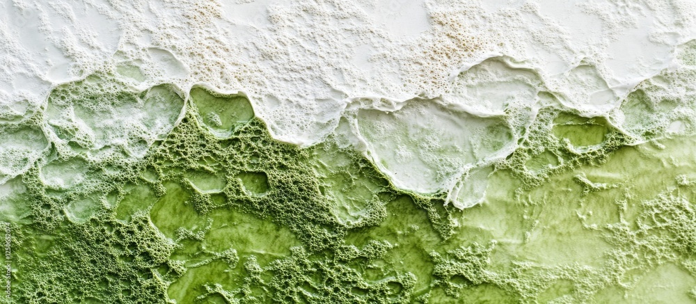 Aufkleber textured green and white abstract surface background ideal for design projects and artistic presenta