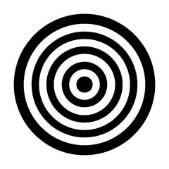 Target 5 vector illustration