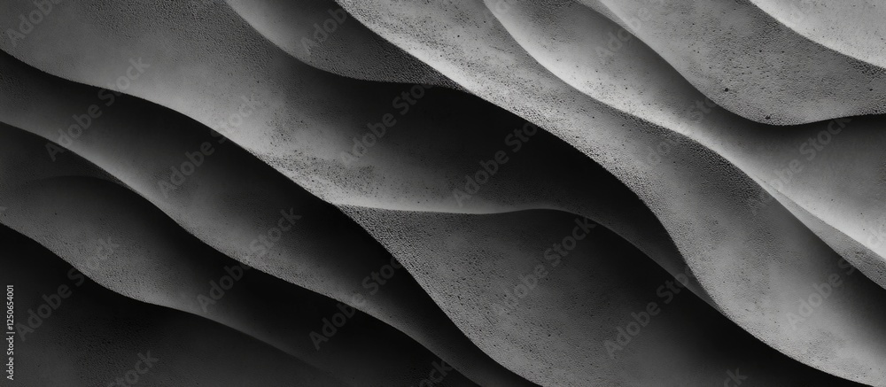 Aufkleber gray textured background with wavy patterns ideal for design projects and creative applications in v