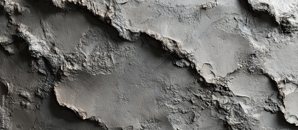 Poster textured gray cement surface background for interior design and architectural use, showcasing rough 