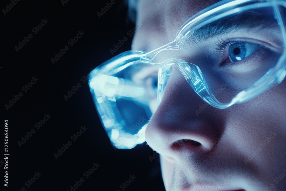 Poster health data visualization in medicine using advanced technology and innovation