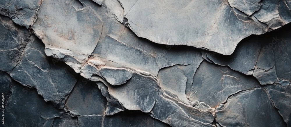 Poster gray stone slab textured abstract background showcasing natural rocky patterns for use in design and