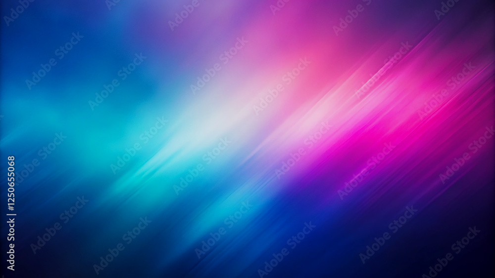 Poster vibrant abstract background with colorful bokeh and diagonal lines