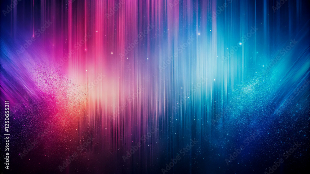 Poster vibrant abstract background with colorful bokeh and diagonal lines