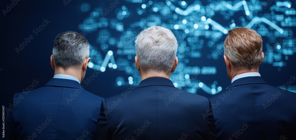 Poster value and price worth comparison. business team in a modern boardroom reviewing worth comparisons an