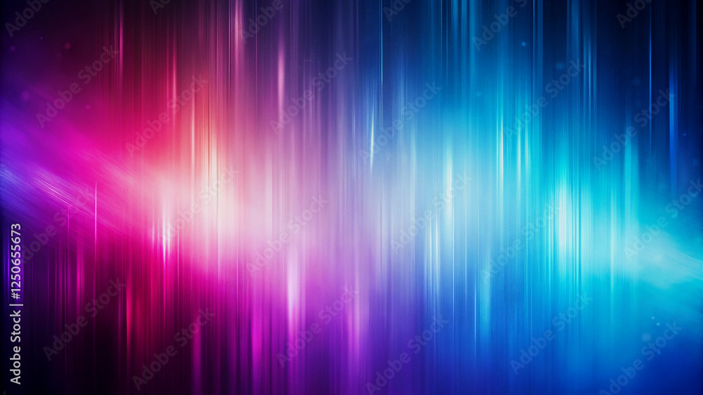 Poster vibrant abstract background with colorful bokeh and diagonal lines