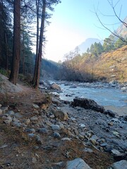 river, water, nature, stream, forest, landscape, mountain, waterfall, mountains, rock, tree, rocks, autumn, sky, trees, green, stone, creek, fall, flowing, travel, summer, flow, beauty, park