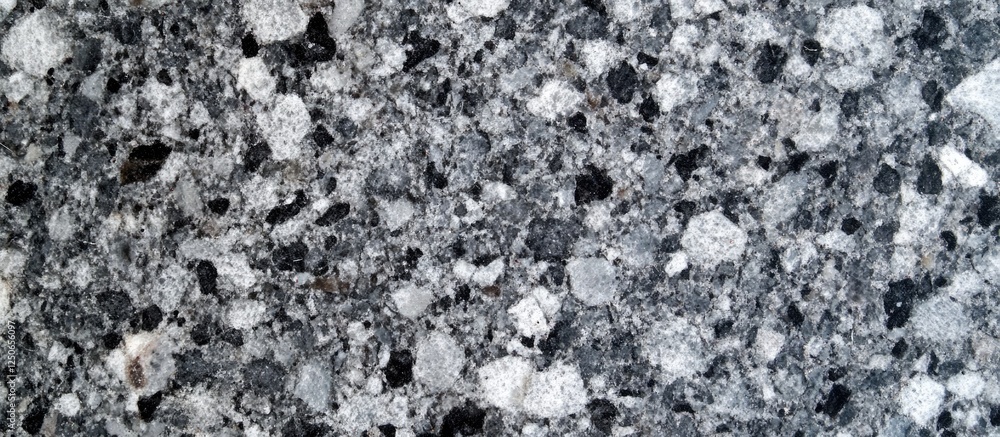 Poster gray granite slab close up showcasing unique textures and patterns for architecture interior design 