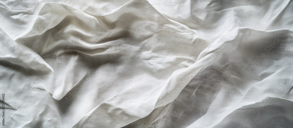 Poster elegant gray fabric texture with soft folds and subtle sheen for backgrounds and design projects.