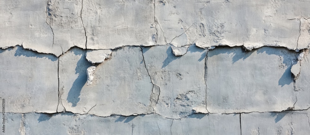 Poster gray concrete wall texture with weathered surface and visible cracks, ideal for backgrounds and arch