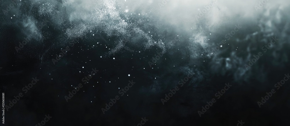 Aufkleber abstract monochrome background with bokeh effect featuring gray, black, and white tones, creating a 