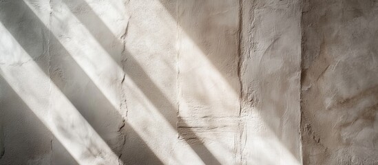 Gray beige textured wall with abstract stripes showcasing light and shadow for elegant interior design applications. High quality visual backdrop.