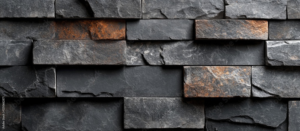 Poster grey stone wall texture with intricate patterns and natural variations suitable for backgrounds or a