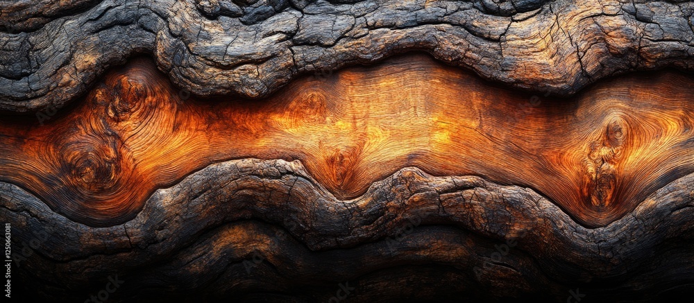 Poster natural hardwood texture with rich grain patterns showcasing warm tones and intricate details ideal 
