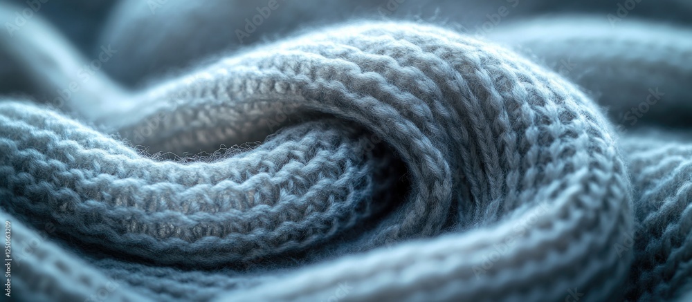 Poster soft grey knitted fabric texture for backgrounds and designs showcasing textile patterns and cozy at