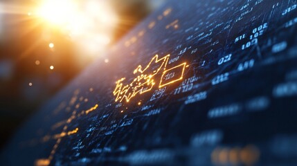 Math Precision and Cyber Aesthetics Deep Navy Textured Digital Waveforms for Academic, Tech, and Business Innovation - Celebrating World Math Day and National Pi Day with Digital Security Insights