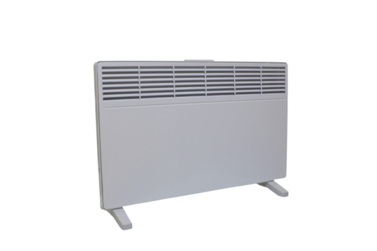 electric heater isolated, modern economical heater, household portable electric heater, electric heater battery isolated on white background