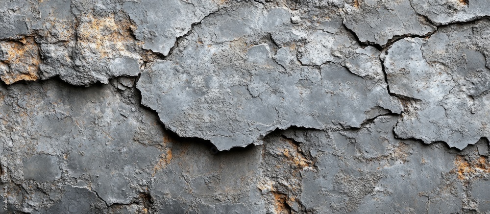 Aufkleber aged grey cement wall texture with cracks for use in backgrounds or design projects