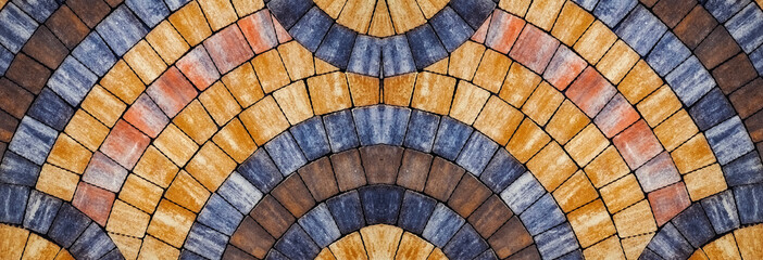 Fototapeta premium colored concrete paving slab pattern with a beautiful high-quality texture