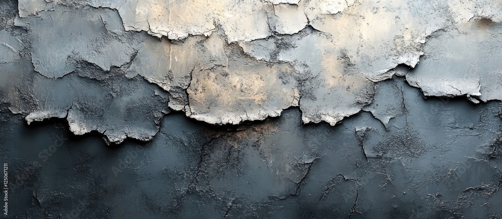 Poster textured grey abstract background with peeling paint and grunge effects suitable for design and arti