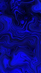 Stunning Abstract Blue Design with Intricate Flowing Lines