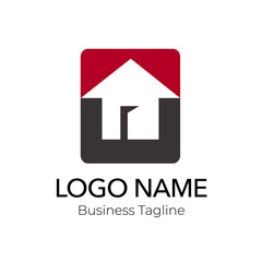 Fototapeta premium Logo Property Real Estate Company