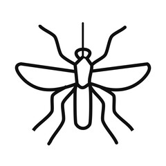 Mosquito vector icon.
