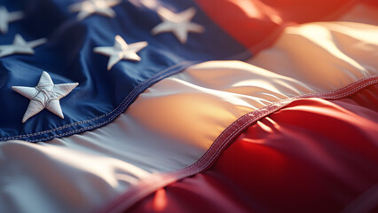 Waving american flag usa image collection outdoor close-up patriotism and freedom