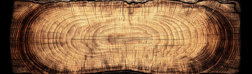Naklejka premium Rustic wood cross-section texture background