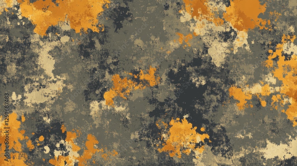 Poster abstract orange and gray textured background for design use