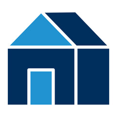 House Blue Color Icon