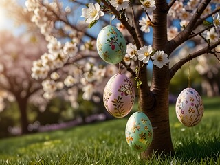 Easter egg tree