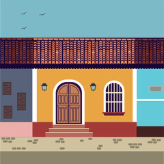 Obraz premium Casa colonial