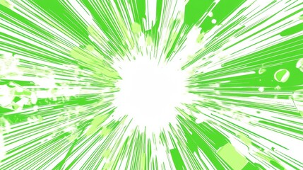 Lime Green Abstract Graphic Design with Dynamic Visual Effects