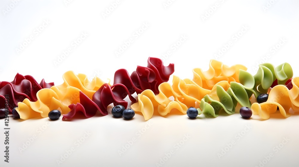 Poster creative composition of various food granules such as spices cereals or powdered ingredients arrange