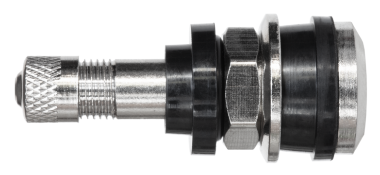 Cap on an isolated metal valve stem