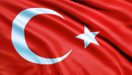 Obraz premium The Flag of Turkey serves as a powerful symbol of national identity and deeprooted pride
