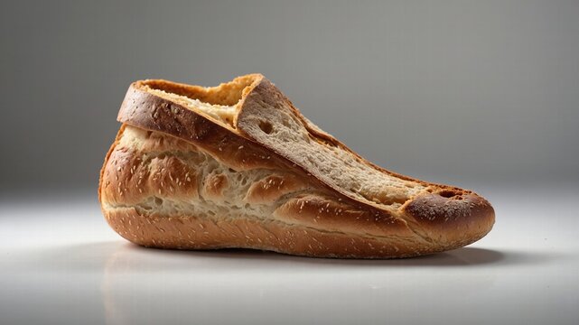 Naklejki Bread Shoe Still Life Photography