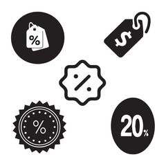 tag, badge, sale, design, sticker, discount, price vector design icon symbol set 