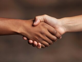 Building trust through a handshake business meeting corporate office professional environment close-up shot