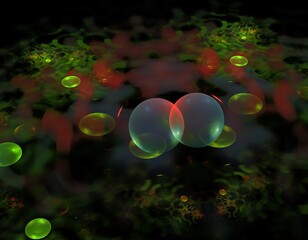 Imaginatory fractal abstract background Image