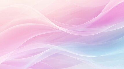 Abstract waves of soft pastel gradients creating a dreamlike effect, evoking creativity and relaxation. Great for wellness, design and artistic projects.