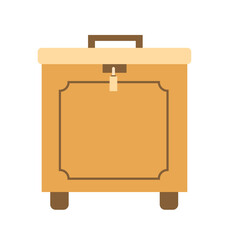 Charity box elements vector illustration