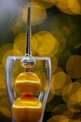 An Elegant Cocktail Glass adorned with a delightful Citrus Garnish for added flair