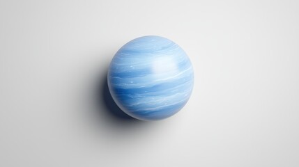 Exploring neptune's mysterious atmosphere outer space scientific illustration digital art aerial view celestial wonders